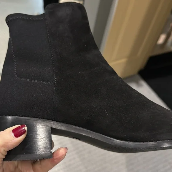 Stuart Weitzman black suede boots - Picture 3 of 3